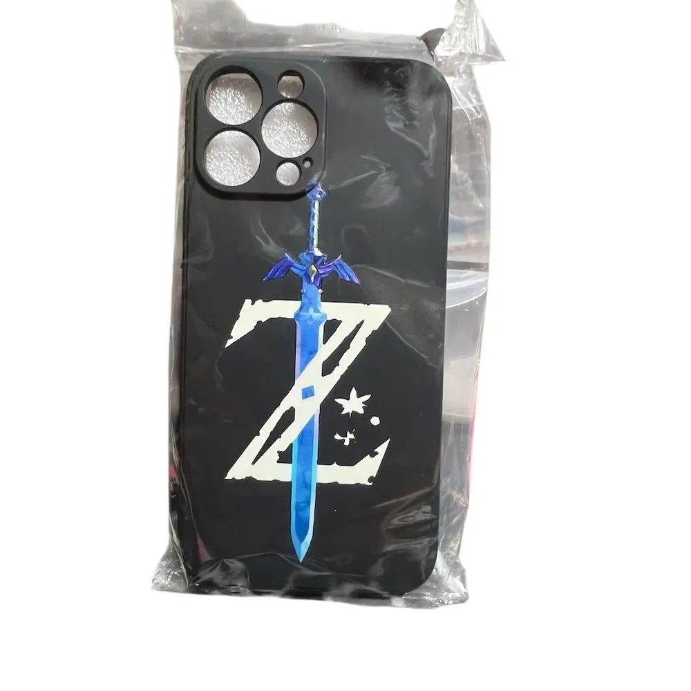 The Legend of Zelda iPhone 13 Pro Max Case Master Sword Design Black